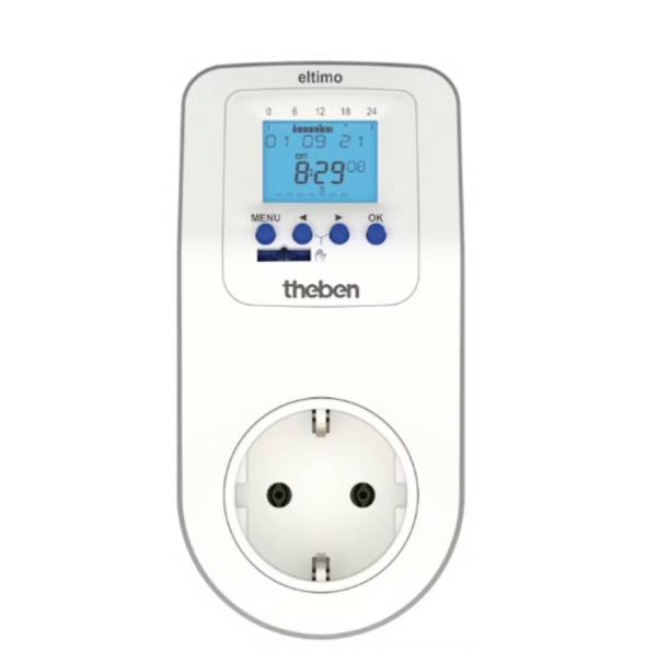 Theben 0200130 Zeitschaltuhr digital Wochenprogramm 2600 W Displaybeleuchtung, Timer-Funktion, Programmierfunktion