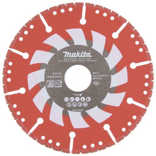 Makita Rescue B-55310 Diamanttrennscheibe 125 mm 1 St. Metall, Beton, Harz, Glas, Kunststoff