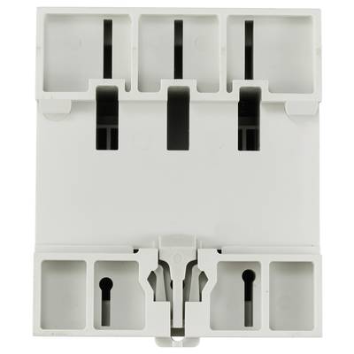 Eine weiße elektrische Anschlussklemme mit mehreren Eingängen und Ausgängen, möglicherweise für Kabelverbindungen in einer elektrischen Schaltung.