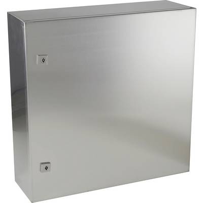 Metallischer Sicherungskasten mit zwei Schlössern an der Vorderseite, freistehend ohne abgebildete Umgebung oder zusätzliche Details.