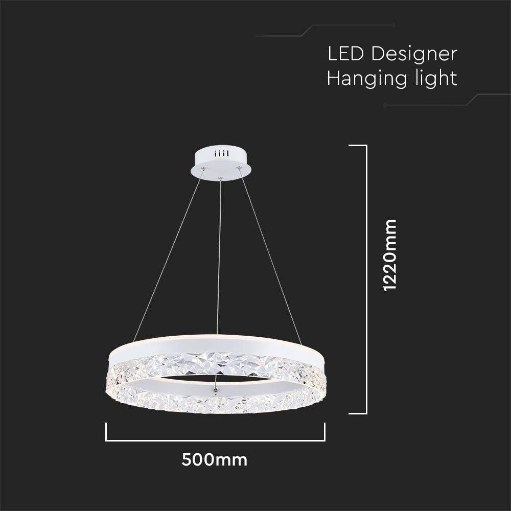 V-TAC VT-7581 23099 LED-Pendelleuchte LED EEK: E (A - G) 25 W Weiß-4