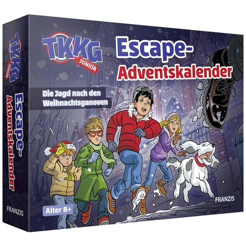 Thumbnail - FRANZIS TKKGjunior Escape Gemeinschaftsspiele Adventskalender Altersklasse ab 8 Jahre
