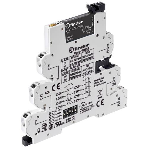 Finder 39.90.0.024.9024 Koppelrelais 24 V DC/AC 6 A 1 Wechsler 1 St.
