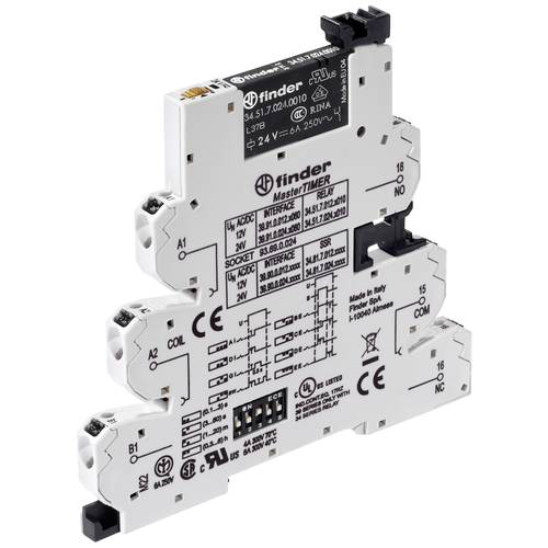 Thumbnail - Finder 39.91.0.012.0060 Koppelrelais 12 V DC/AC 6 A 1 Wechsler 1 St.