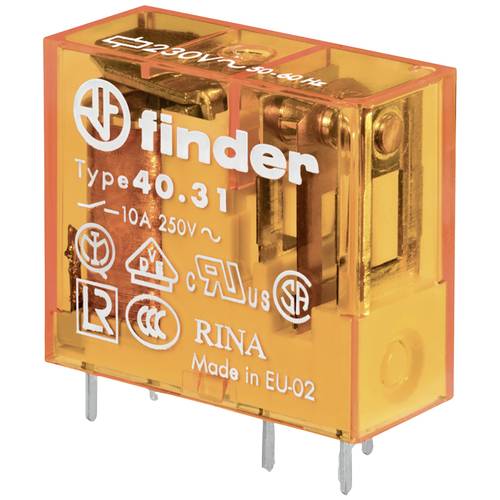 Finder 40.31.9.006.0000 Printrelais 6 V/DC 12 A 1 Wechsler 1 St.