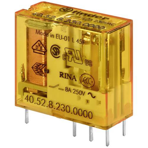 Finder 40.52.9.024.5000 Printrelais 4 V/DC 8 A 2 Wechsler 1 St.