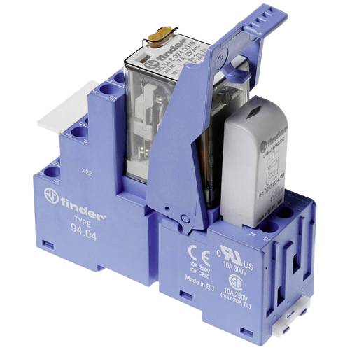 Finder 58.34.8.012.0060 Koppelrelais 12 V/AC 7 A 4 Wechsler 1 St.