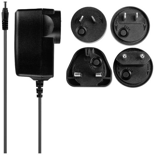 LINDY 73809 AC/DC-Einbaunetzteil 12 V 3 A mit Europa-Adapter, mit UK-Adapter, mit USA-Adapter, mit Australien-Adapter