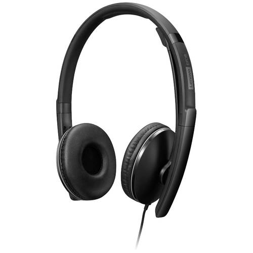 Lenovo Gen 2 On Ear Headset kabelgebunden Schwarz Mikrofon-Rauschunterdrückung