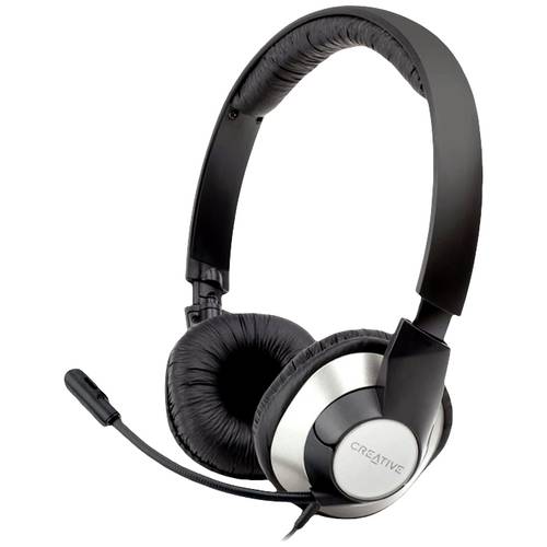Thumbnail - Creative HS-720 V2 On Ear Headset kabelgebunden Stereo Schwarz, Silber Lautstärkeregelung, Mikrofon-Stummschaltung