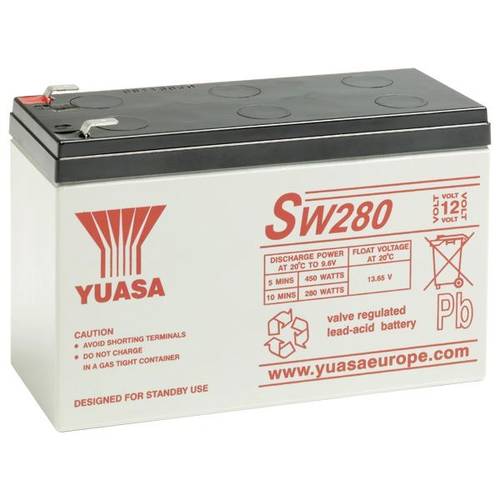 Thumbnail - Yuasa SW280 Bleiakku 12 V Blei-Vlies (AGM) (B x H x T) 151 x 97.50 x 65 mm Geringe Selbstentladung