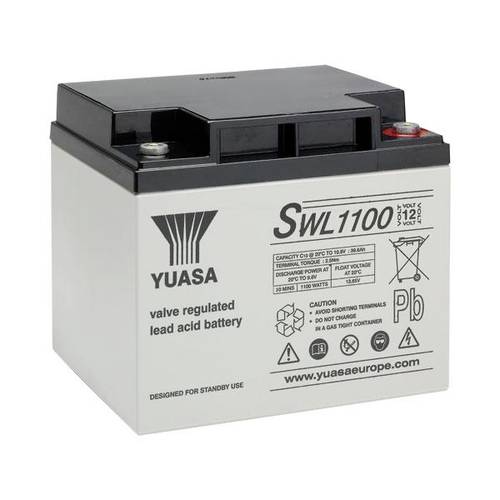 Thumbnail - Yuasa SWL1100 Bleiakku 12 V 39.6 Ah Blei-Vlies (AGM) (B x H x T) 197 x 170 x 165 mm Geringe Selbstentladung