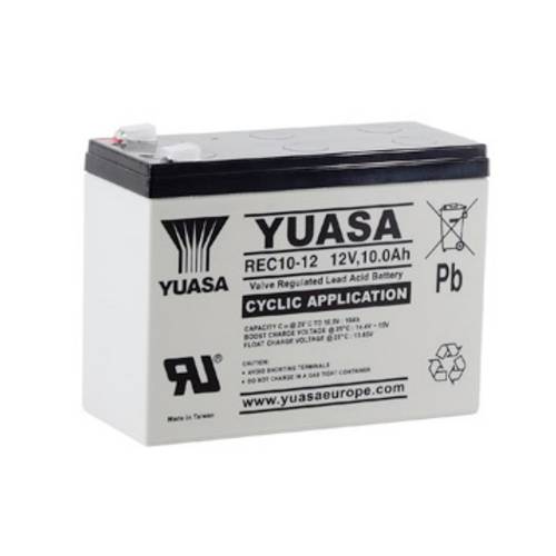 Thumbnail - Yuasa REC10-12 Bleiakku 12 V 10 Ah Blei-Vlies (AGM) (B x H x T) 151 x 112 x 65 mm Geringe Selbstentladung