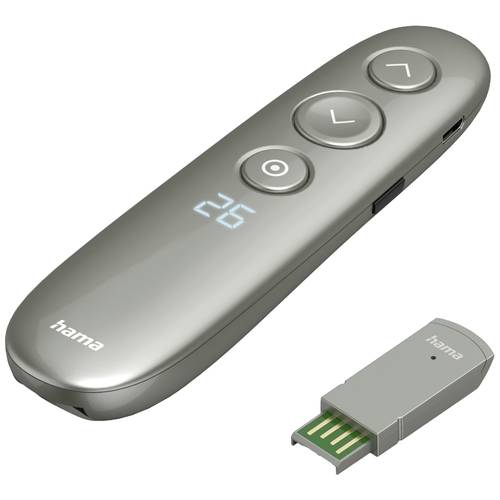 hama 00139919 Presenter Spot-Pointer V2, dig. Laserpointer, Spot-Illumination, Lupe