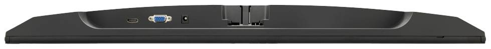 Eine schwarze Laptop-Dockingstation mit mehreren Anschlüssen, darunter USB- und VGA-Ports, zur Verbindung externer Geräte.