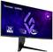 ViewSonic Gaming-Monitor mit 34 Zoll, 2K UWQHD-Auflösung, 165 Hz Bildwiederholrate und 1 ms Reaktionszeit.