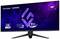 Breiter Gaming-Monitor von ViewSonic mit 34 Zoll, zeigt 2K-Auflösung, 165 Hz Bildwiederholrate und 1ms Reaktionszeit, ideal für flüssiges Gameplay.