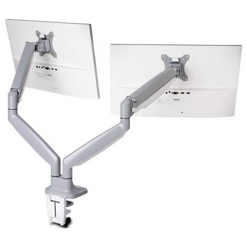 Thumbnail - Kensington K55471EU 2fach Monitor-Tischhalterung 81,3 cm (32) Silber Drehbar, Neigbar