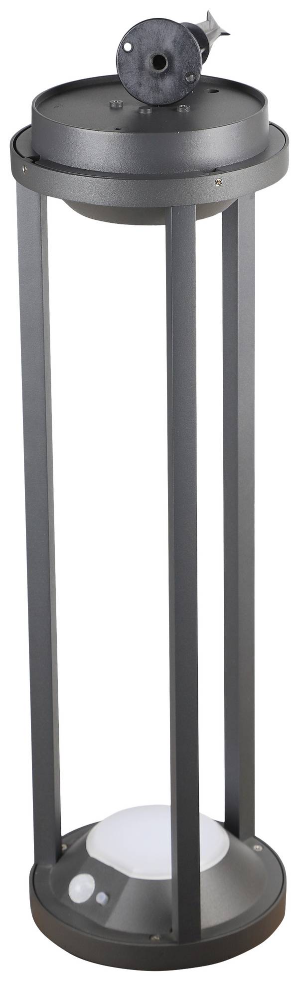 Heitronic VO-501401 PILASTRO Solar-Außenstandleuchte mit Bewegungsmelder    LED  2 W Anthrazit