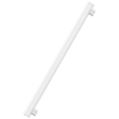 Ein länglicher, weißer LED-Lichtstab, diagonal im Bild. Er hat eine schlichte, moderne Form und eignet sich für diverse Beleuchtungszwecke.