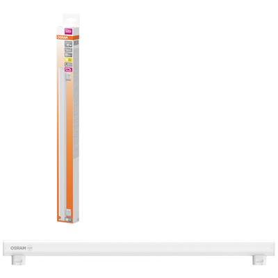 LED-Leuchte von Osram: Schlanke, weiße Lichtleiste mit Verpackung im Hintergrund. Ideal für zusätzliche Beleuchtung in Innenräumen.
