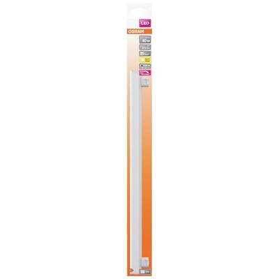 LED-Röhre in Verpackung, 40W Leistung, energysparend, warmweißes Licht. Verpackung ist orange und betont Energieeffizienz.