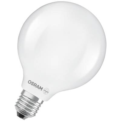 Eine weiße Osram-Glühbirne mit E27-Sockel, geeignet für allgemeine Beleuchtungszwecke.