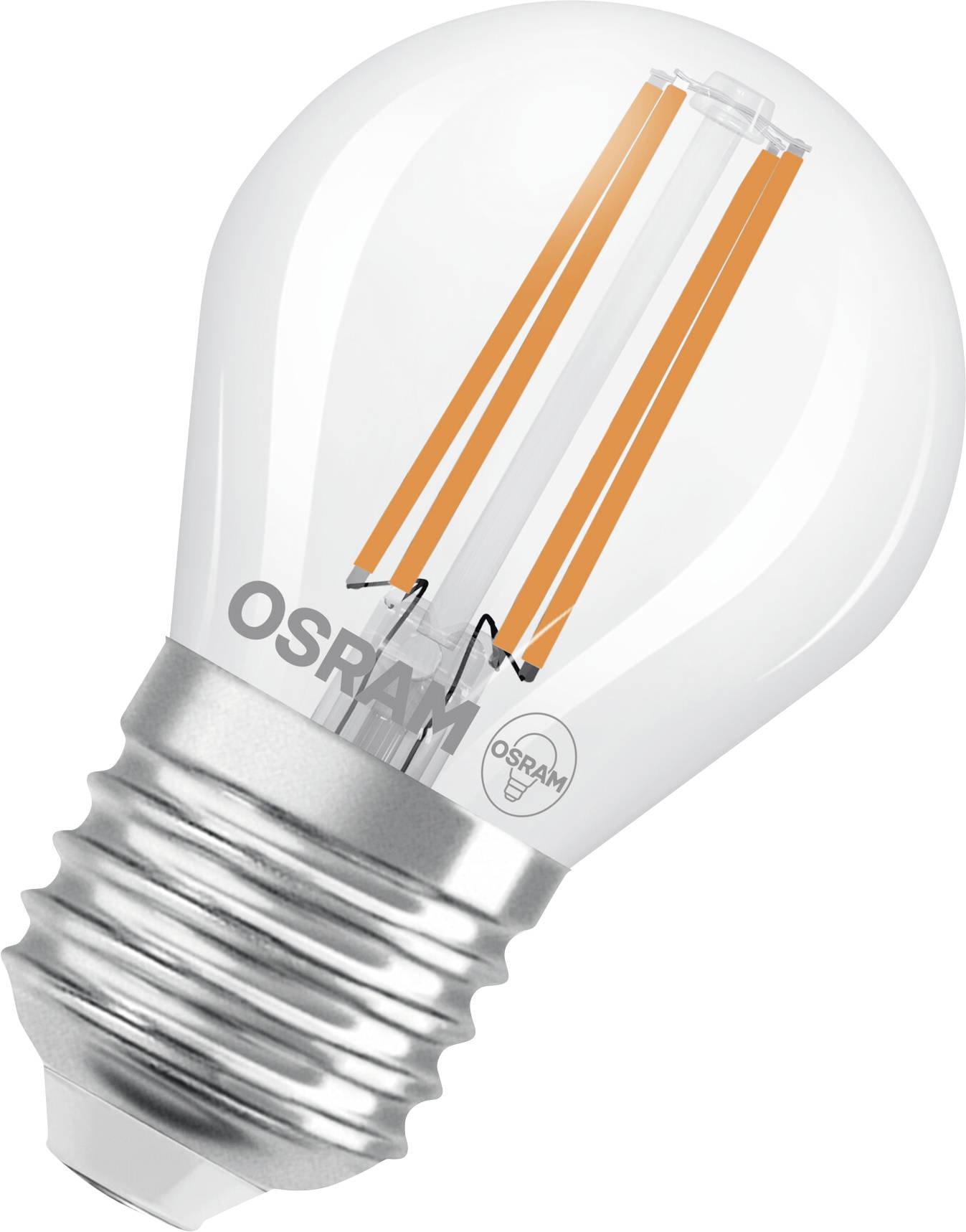 OSRAM HOMELIGHTING 4099854255243 LED EEK A (A - G) E27 Tropfenform 3.8 W = 60 W Warmweiß (Ø x H) 45 mm x 45 mm 1 St.