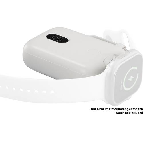 Thumbnail - VOLTCRAFT VC-PBP3153CB Powerbank 10000 mAh USB PD, Quick Charge 3.0 Li-Ion USB-C®, mit Adapter für Apple Watch Weiß Stat...