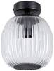 Paulmann 71145 Ruya Deckenleuchte E14 Glas, Schwarz (matt)