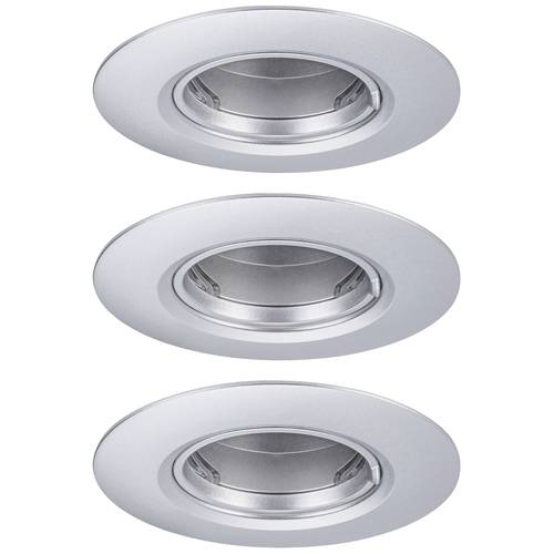 Paulmann 92113 Einbauleuchte 3er Set GU10 Chrom (matt)