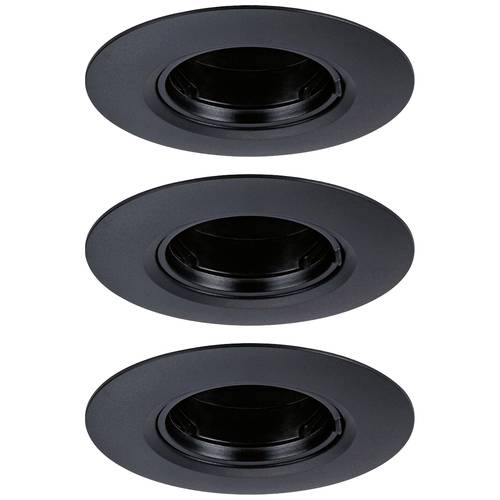 Paulmann 92114 Einbauleuchte 3er Set GU10 Schwarz
