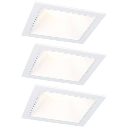 Paulmann 93126 Cole LED-Einbauleuchte 3er Set LED 6 W Weiß