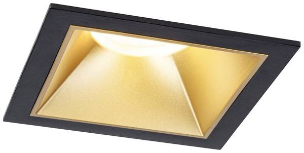 Paulmann 93129 Cole LED-Einbauleuchte 3er Set  LED  6 W Schwarz, Gold (matt)