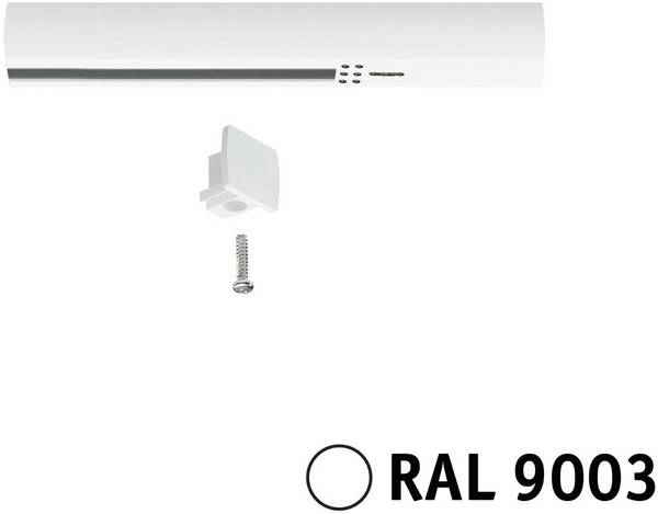 Paulmann 95642 95642 Hochvolt-Schienensystem-Komponente  Endeinspeiser  Signal-Weiß