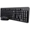 Trust ODY II Bluetooth® Tastatur, Maus-Set mit numerischer Tastatur Deutsch, QWERTZ Schwarz