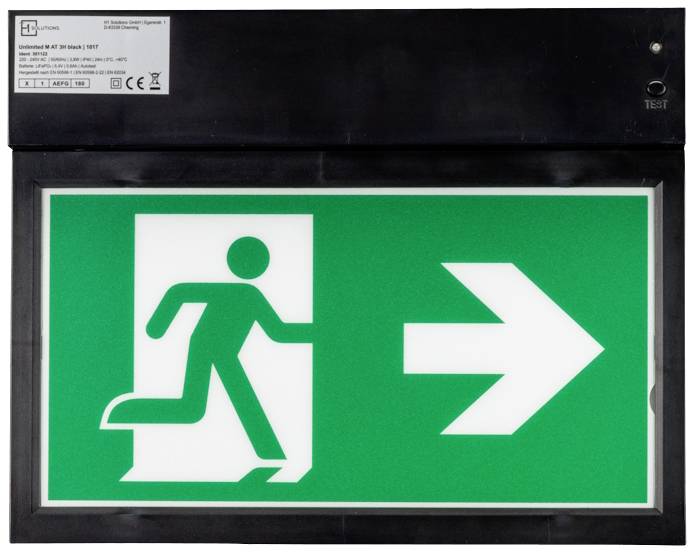 H1 Solutions 1017 LED-vluchtwegverlichting Rechts, Links, Naar beneden afbeelding