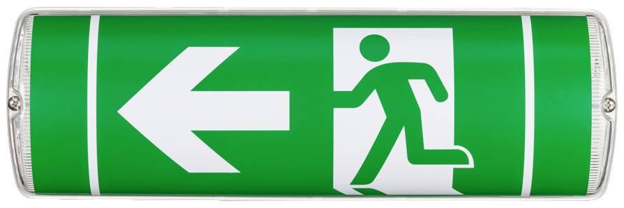 H1 Solutions 1041 LED-vluchtwegverlichting Wandmontage, Plafondmontage Rechts, Links, Naar beneden afbeelding