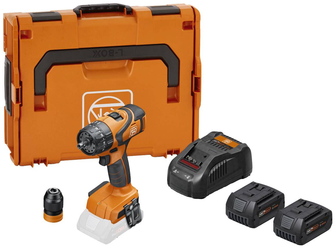 Fein ASB 18 Q AS 71040762000 Slagborrmaskin batteri 18 V 5.0 Ah Li-Ion inkl. 2x batterier, inkl. laddare, inkl. väska