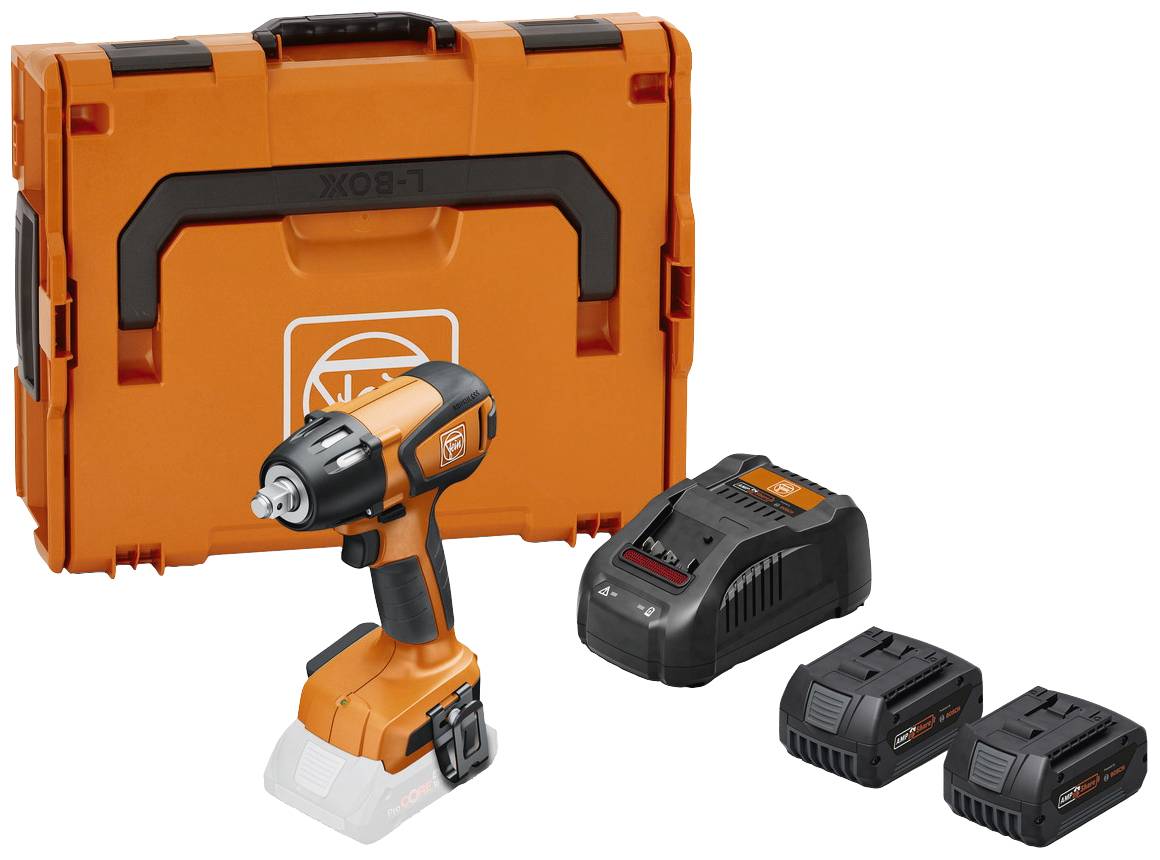 Fein ASCD 18-300 W2 AS 71151066000 Slagskruvdragare batteri 18 V 5.0 Ah Li-Ion inkl. 2x batterier, inkl. laddare, inkl. väska