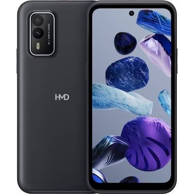 HMD XR21 Smartphone 128 GB 16.5 cm (6.49 Zoll) Schwarz Android™ 12 Dual-SIM