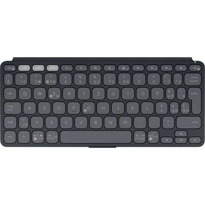Logitech Tastatur Keys-To-Go 2 Graphite Tablet-Tastatur mit Hülle Passend für Marke (Tablet): Universal iPad Mac OS®, Ch-0