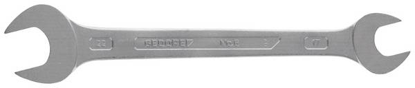 Gedore 6 19X22 Doppelmaulschlüssel 19x22mm DIN3110 flach Gedore Doppel-Maulschlüssel  Schlüsselweite (Metrisch) 19 mm