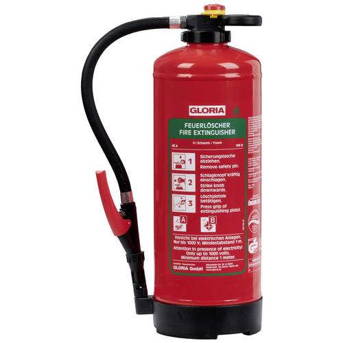 Gloria SKA+9PRO Schaumfeuerlöscher fluorfrei 9 l Brandklasse: A, B Inhalt 1 St.