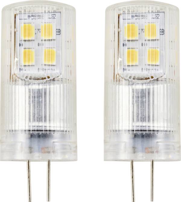 Sygonix SY-6442044 LED EEK F (A - G) G4 2.6 W = 28 W Warmweiß (Ø x L) 15 mm x 40 mm 2 St.