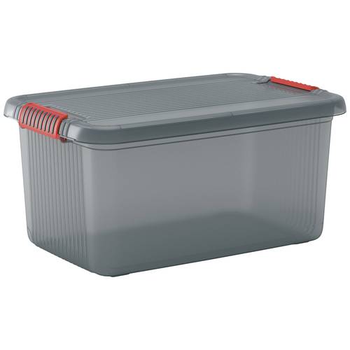 Thumbnail - KIS 237047 Aufbewahrungsbox K Latch stapelbar (B x H x T) 590 x 280 x 390 mm Rauchgrau, Transluzent 1 St.