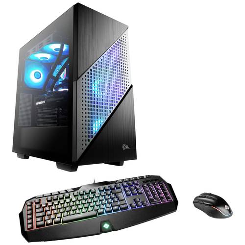 CSL Computer Gaming PC M10110 AMD Ryzen 7 7800X3D 5 GHz 16 GB RAM 1000 GB SSD Nvidia GeForce RTX™ 4070 12 GB GDDR6X 8906...