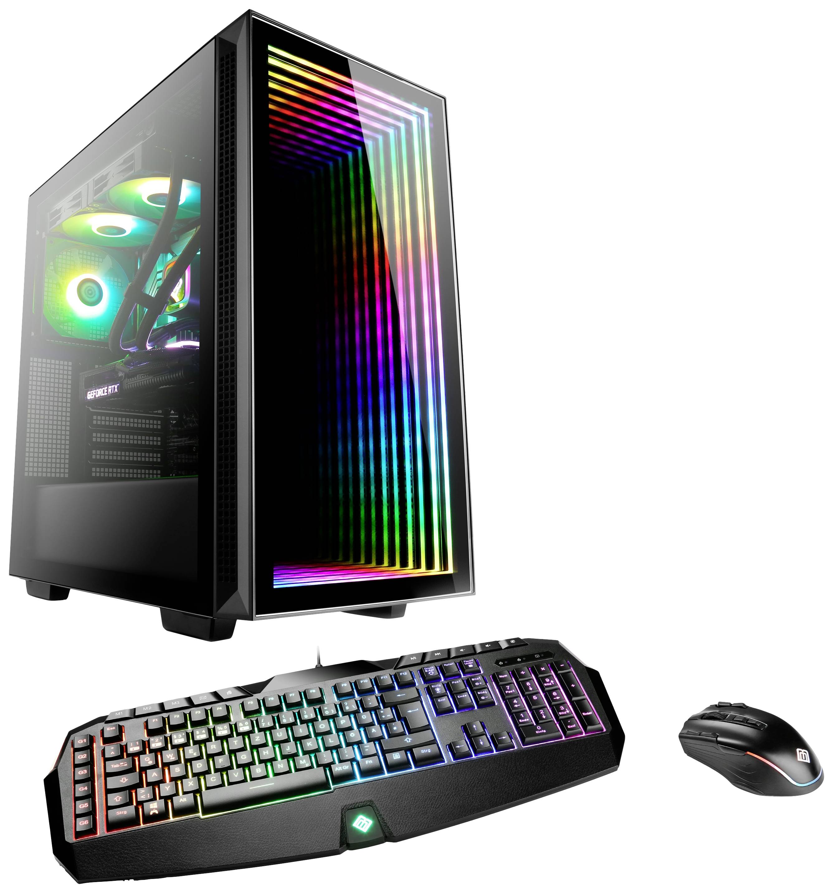 CSL Computer Gaming PC M10140 AMD Ryzen 7 7800X3D 5 GHz 16 GB RAM 1000 GB SSD Nvidia GeForce RTX™ 4070 12 GB GDDR6X 8907...