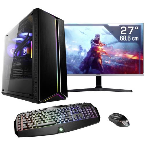 CSL Computer Gaming PC M10180H 68.6 cm (27 Zoll) WQHD AMD Ryzen 7 7800X3D 16 GB RAM 1000 GB SSD Nvidia GeForce RTX™ 4070...