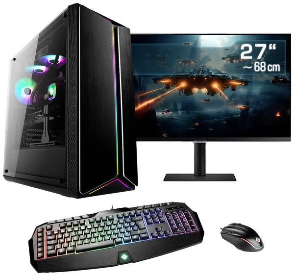 CSL Computer Gaming PC M10450  68.6 cm (27 Zoll)  WQHD AMD Ryzen 7 7800X3D 32 GB RAM  2000 GB SSD   AMD Radeon™ RX 7900 XT 20 GB GDDR6   89141